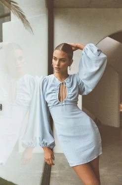 Azure Keyhole Dress -Sabo Shop 0149f72f 721a 4268 b1d7 ac10ac54c105
