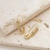 Golden Pin Earrings