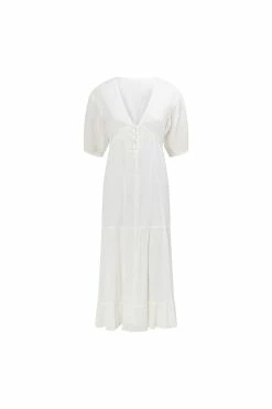 Vittoria Dress - White -Sabo Shop 0209702f a458 43ad 9026 762a3abcf77e