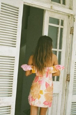 Elkie Frill Dress -Sabo Shop 02cda8ba 32f7 4980 ab66 dd5d0829fbb1