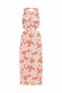 Peaches Backless Dress - Forest Floral -Sabo Shop 03335cff 1336 4e33 9e6c d7baee903329