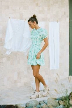 Charlize Shirred Dress - Tulip Floral -Sabo Shop 03f849ba 0ac1 47d3 aab3 da304b2b13e5