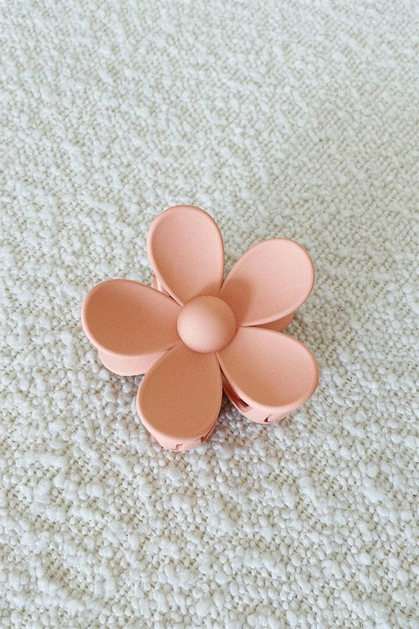 Flower Claw Clip - Clay 3 Flower Claw Clip - Clay