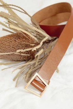 Geo Belt - Tan -Sabo Shop 0C1A8508 colour