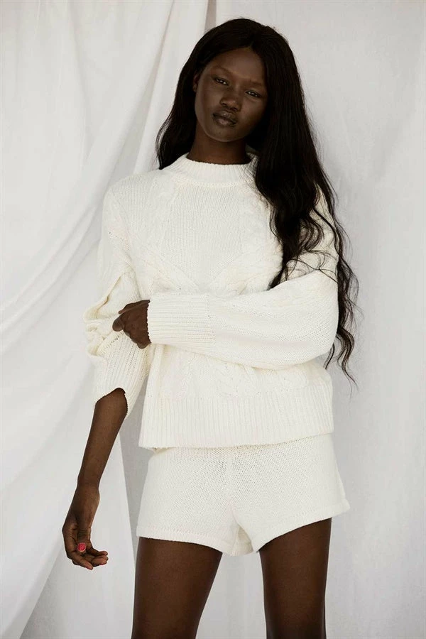 SAMPLE-Demi Knit Shorts 7 SAMPLE-Demi Knit Shorts - Image 5