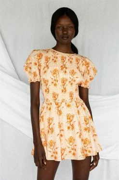 Charlize Shirred Dress -Sabo Shop 0b12fcea 8089 4bdc 9687 d3facfb99258