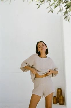 Telisa Shorts - Tan -Sabo Shop 1013f7f7 3d88 46c4 9b06 9cc80a850ff4