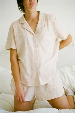 SAMPLE-Siesta PJ Shorts - Musk