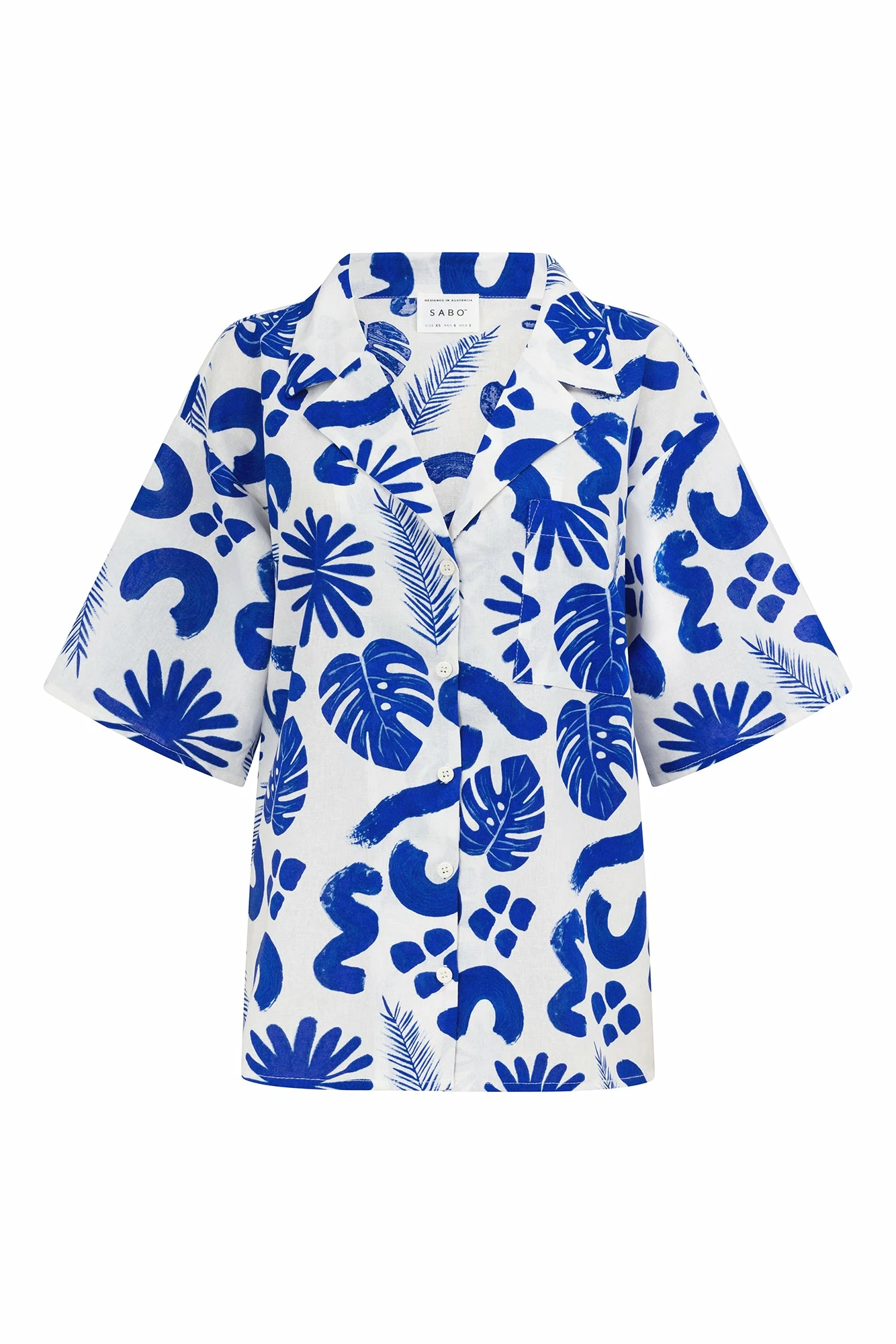 Thessy Top - Blue Leaf 7 Thessy Top - Blue Leaf - Image 5