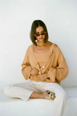 Evalia Cardi - Tan -Sabo Shop 1c006406 3d00 4ae3 82f6 e5a9b4bb6582