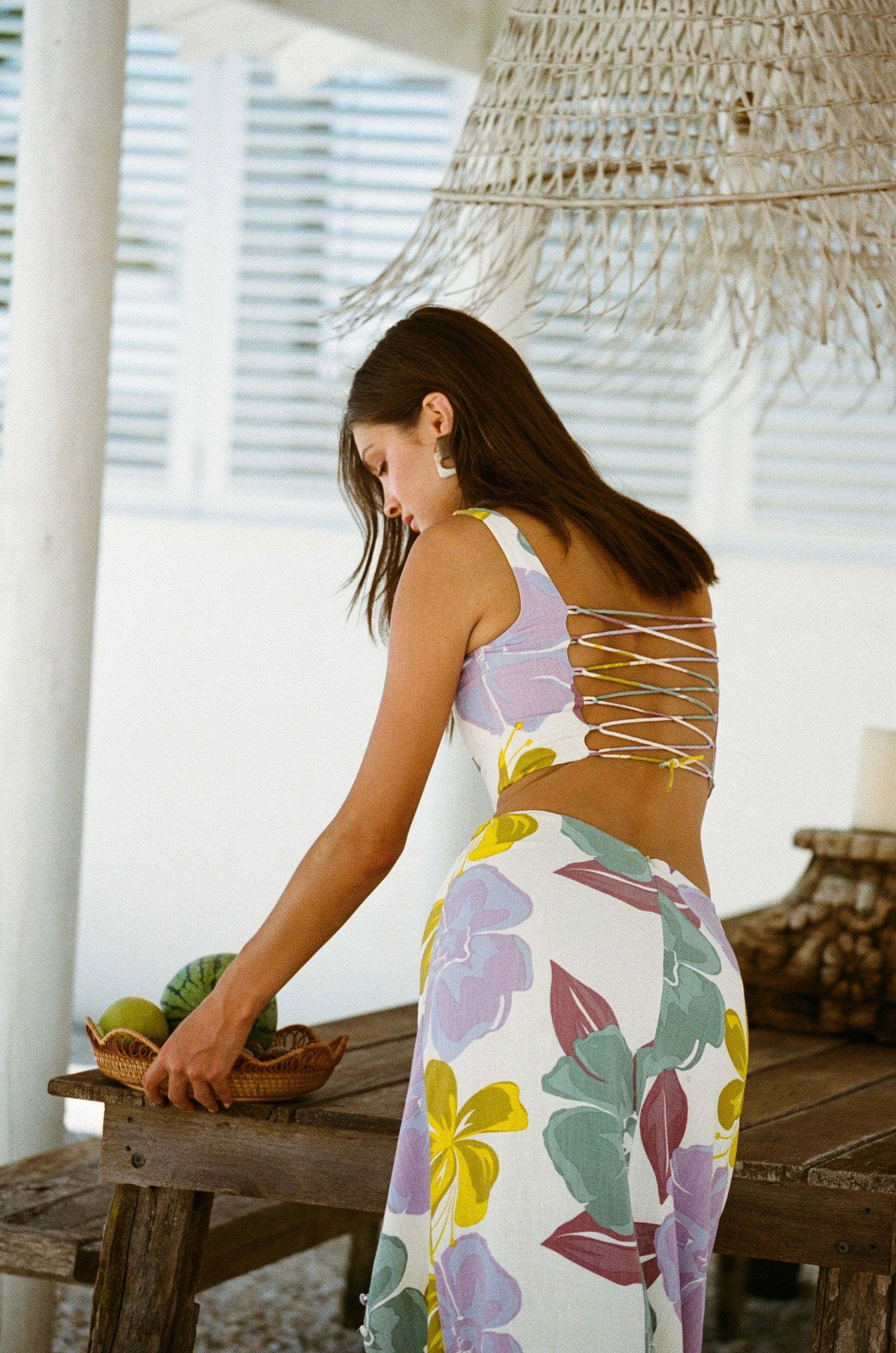 Oralia Skirt - Royal Floral 6 Oralia Skirt - Royal Floral - Image 4