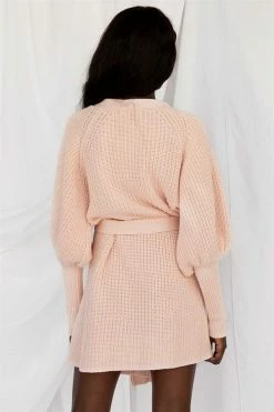 Elle Knit Dress - Pink -Sabo Shop 1f20fdb7 cd43 44f8 b82e 8e8a073892f9