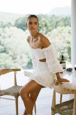 Ruffle Embroidered Dress -Sabo Shop 1f79730d 400a 4c82 893b e6906a9079a1