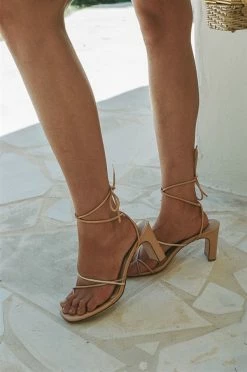 Strappy Ramos Heels - Nude -Sabo Shop 228a3580 201a 4717 a100 a376b7d7b205