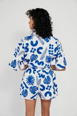 Thessy Top - Blue Leaf 22 Thessy Top - Blue Leaf -Sabo Shop 2955b66a 4066 4333 b79c 037d0f8d00b4