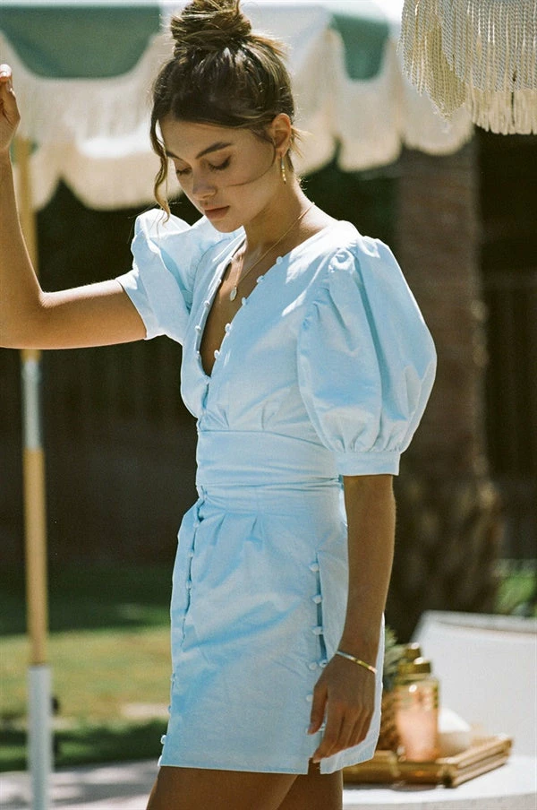 Kori Dress - Blue 10 Kori Dress - Blue - Image 8