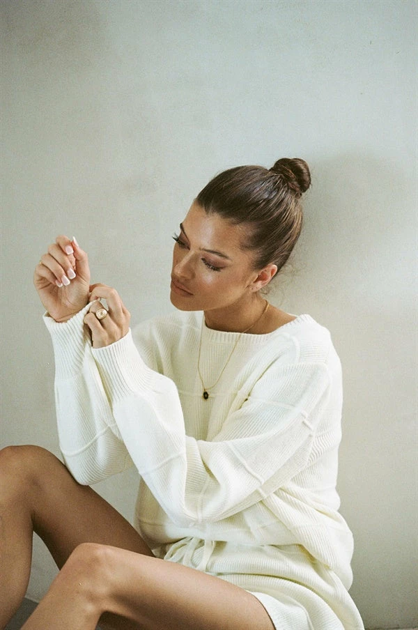 Cream Knit Top 4 Cream Knit Top - Image 2