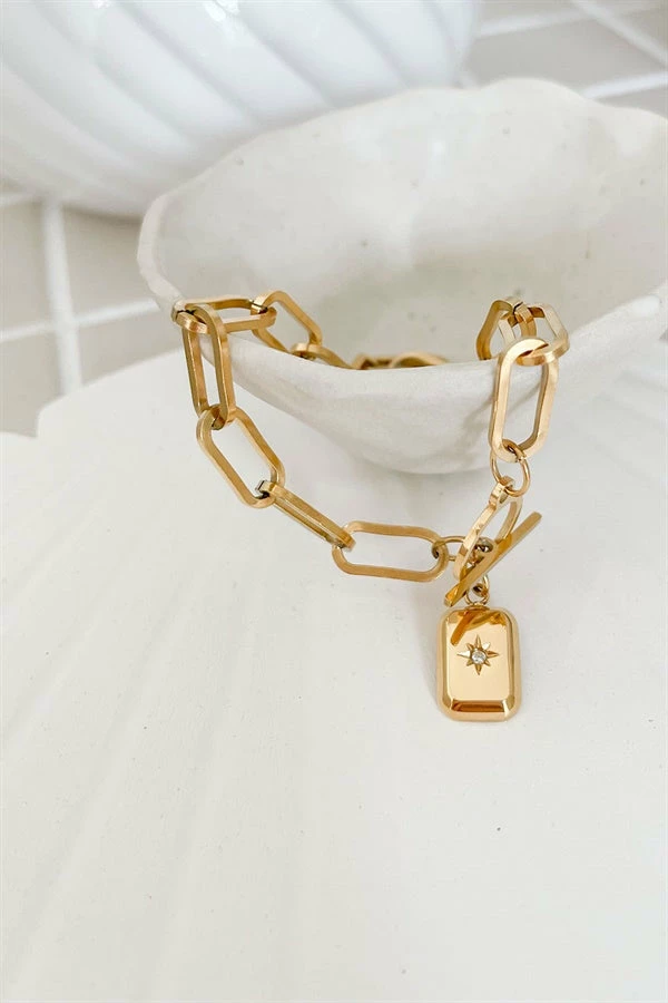 T Bar Charm Bracelet 4 T Bar Charm Bracelet - Image 2