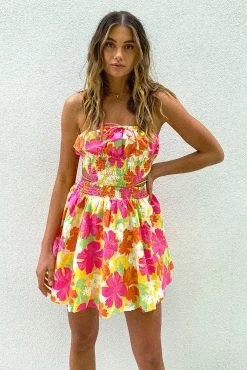 Bianca Shirred Dress -Sabo Shop 3848e77b ea3f 4394 8650 475b6c0f956c