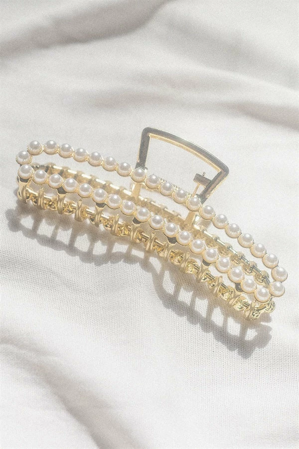 Pearl Claw Clip 3 Pearl Claw Clip