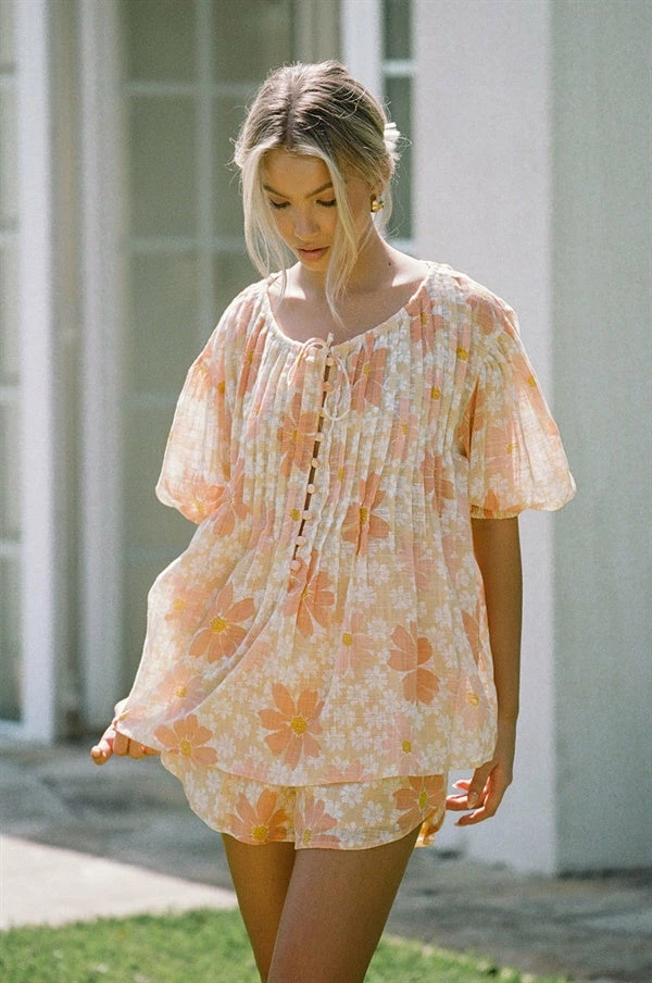 Leta Top - Autumn Floral 7 Leta Top - Autumn Floral - Image 5