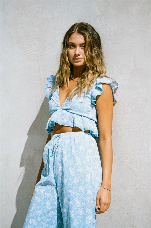 Renata Resort Pants - Azure 7 Renata Resort Pants - Azure - Image 5