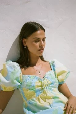 Oura Shirred Dress -Sabo Shop 462af33d bc18 476e 9646 38fcfe703bab