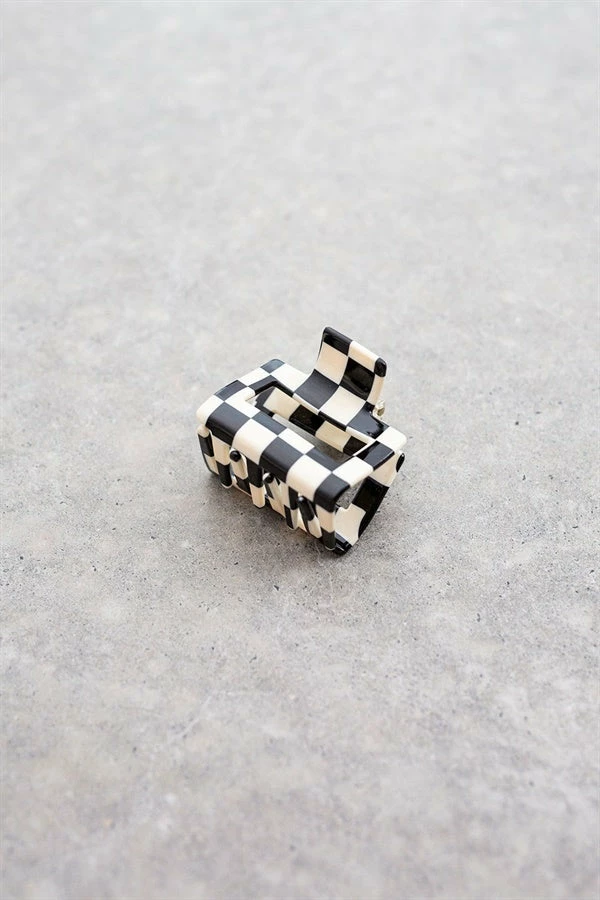 Micro Claw Clip - Check 3 Micro Claw Clip - Check