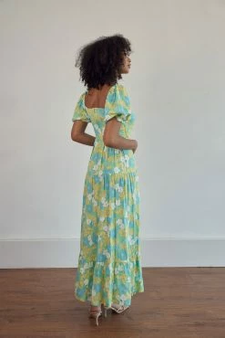 Belle Maxi Dress - Bryony Tropical -Sabo Shop 4679a8f5 a3ea 4140 826f 592a0036807e