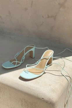 Strappy Verde Heels
