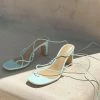 SAMPLE-Strappy Verde Heels