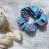 Retro Floral Scrunchie - Purple -Sabo Shop 4854cb0a 43b6 4f91 bdbb 6a4c4668f4e3