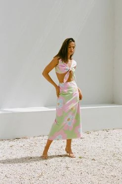 Samira Midi Skirt - Hana Green -Sabo Shop 4944620b 71e4 4777 b498 de6874532298