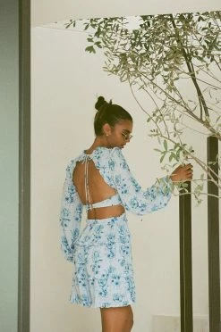 Backless Cleo Dress - Winter Tulip -Sabo Shop 49873341 8346 4c8a 94ba 2f6ea0d1f6c8