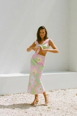 Samira Midi Skirt - Hana Green