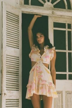 Evaia Frill Dress -Sabo Shop 4accac7a 2851 4dc9 8e49 a74e781fd419