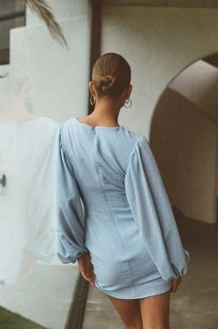 Azure Keyhole Dress -Sabo Shop 4b219fcf 062a 48ca 9fd6 11909dfcdb6e