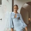 Azure Keyhole Dress