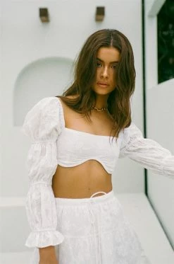 SAMPLE-Sutton Top - Embroidered