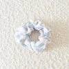 Blue Checkered Scrunchie
