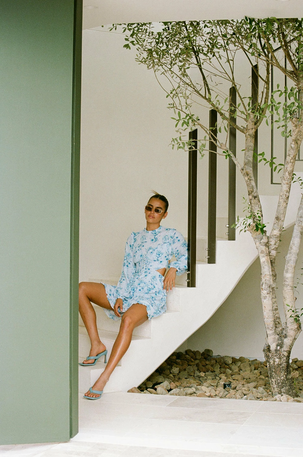 SAMPLE-Backless Cleo Dress - Winter Tulip 7 SAMPLE-Backless Cleo Dress - Winter Tulip - Image 5