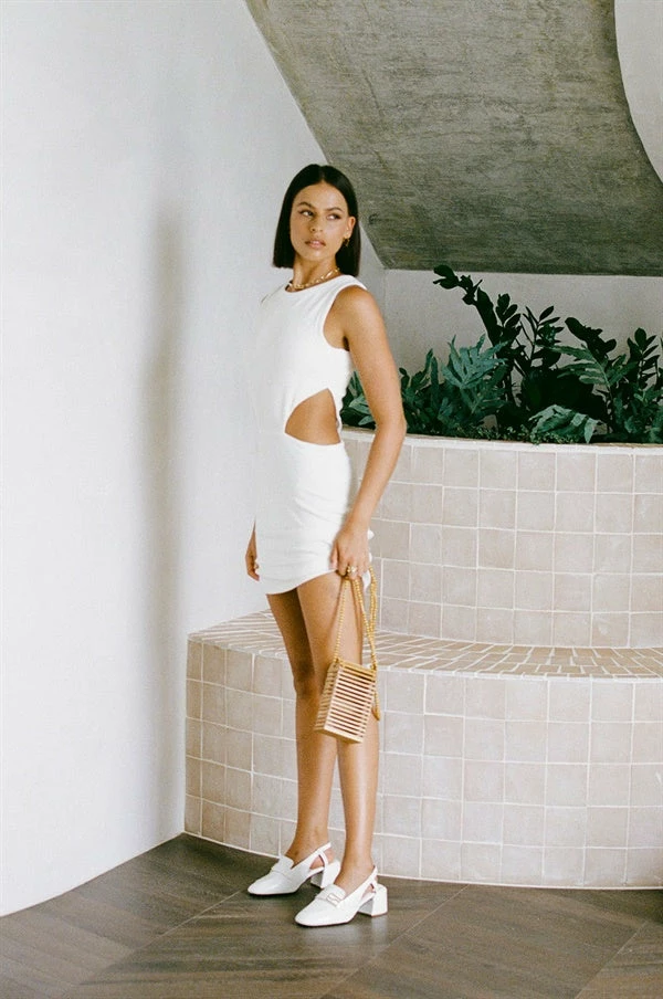 SAMPLE-Laurent Cutout Dress 6 SAMPLE-Laurent Cutout Dress - Image 4