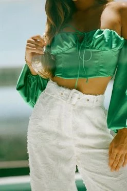 SAMPLE-Silky Zali Top - Emerald -Sabo Shop 54a3fb29 939c 4ca8 bdac 79483950d933 bf981922 72e6 47b2 a8b7 bc1e0eb03071