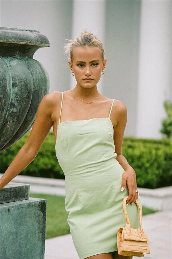 SAMPLE-Phoenix Dress - Green 11 SAMPLE-Phoenix Dress - Green - Image 9