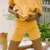 Mellow Bike Shorts - Mustard