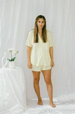 Siesta PJ Shorts - Lemon 10 Siesta PJ Shorts - Lemon -Sabo Shop 58675170 b2ee 4034 b20f 283411b39575