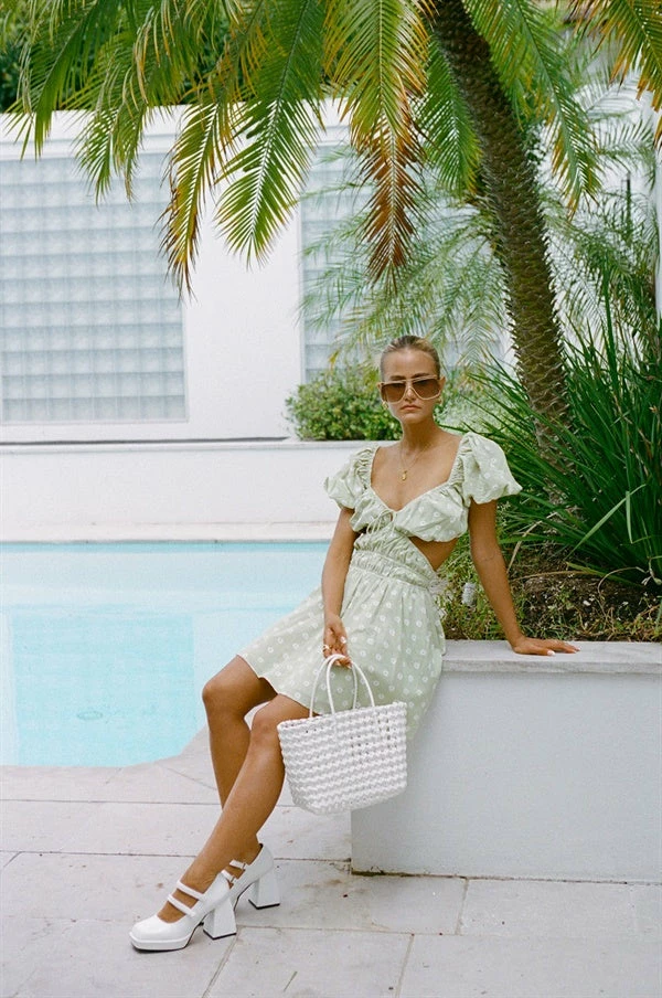 Zara Dress - Moss 4 Zara Dress - Moss - Image 2