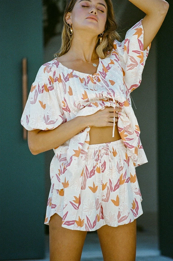 SAMPLE-Leta Shorts - Floral 3 SAMPLE-Leta Shorts - Floral