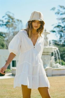 Tarelle Dress - White 18 Tarelle Dress - White -Sabo Shop 60fc1e6f 05b2 411a a2a7 73f95b847721