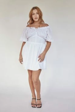 Nyrobi Dress - White -Sabo Shop 61e93fb9 6ae4 446d 8e9b aedccdc1bad8